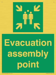 Evacuation assembly point